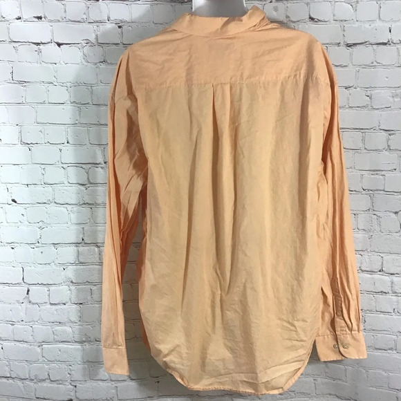 Old Navy Orange Long Sleeve Button Down Shirt - Size XXL - Picture 3 of 5